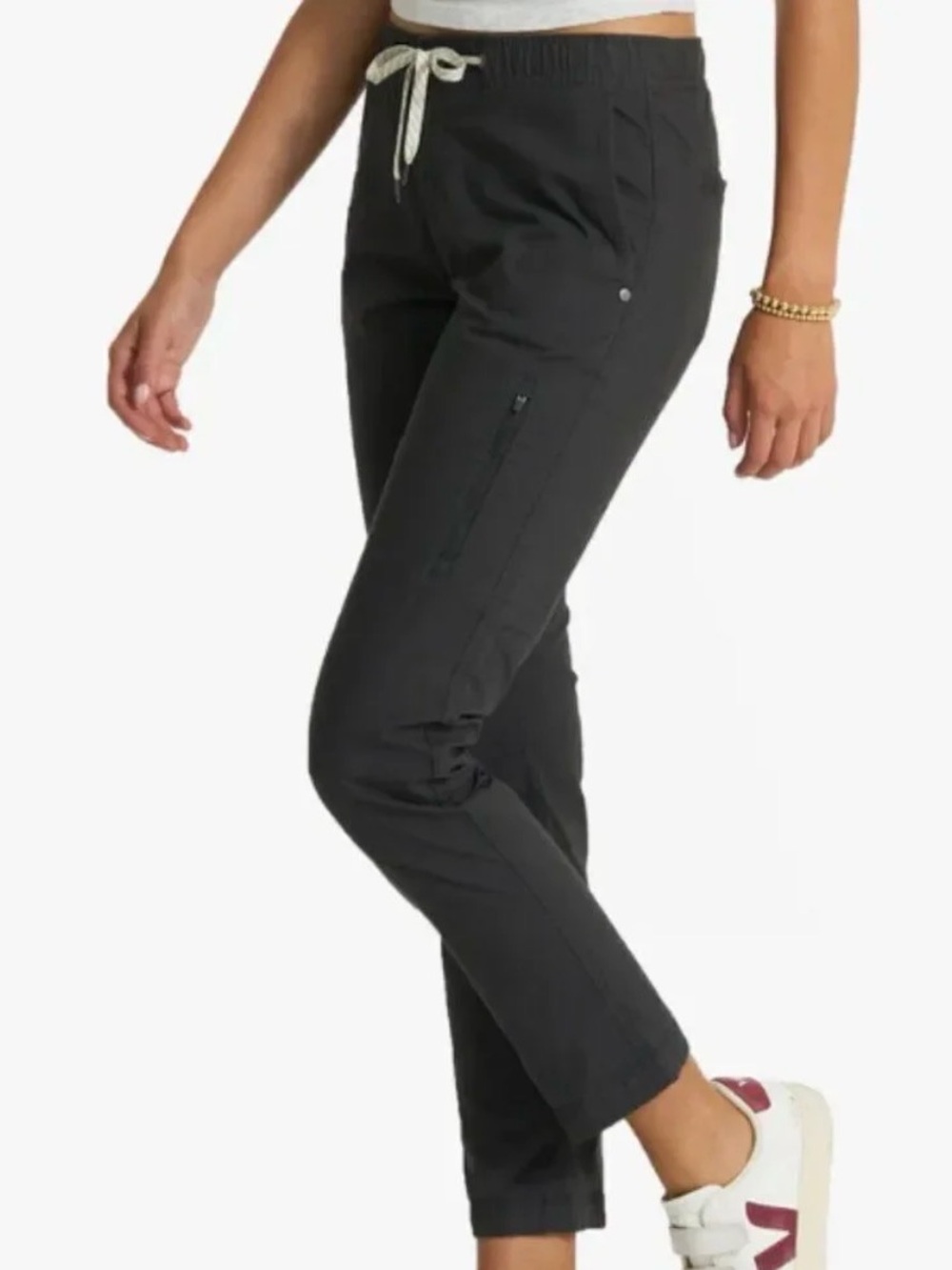 VUORI Ripstop Cargo Pants VW401 Womens Climbing Hiking Charcoal Gray M 29 Inseam